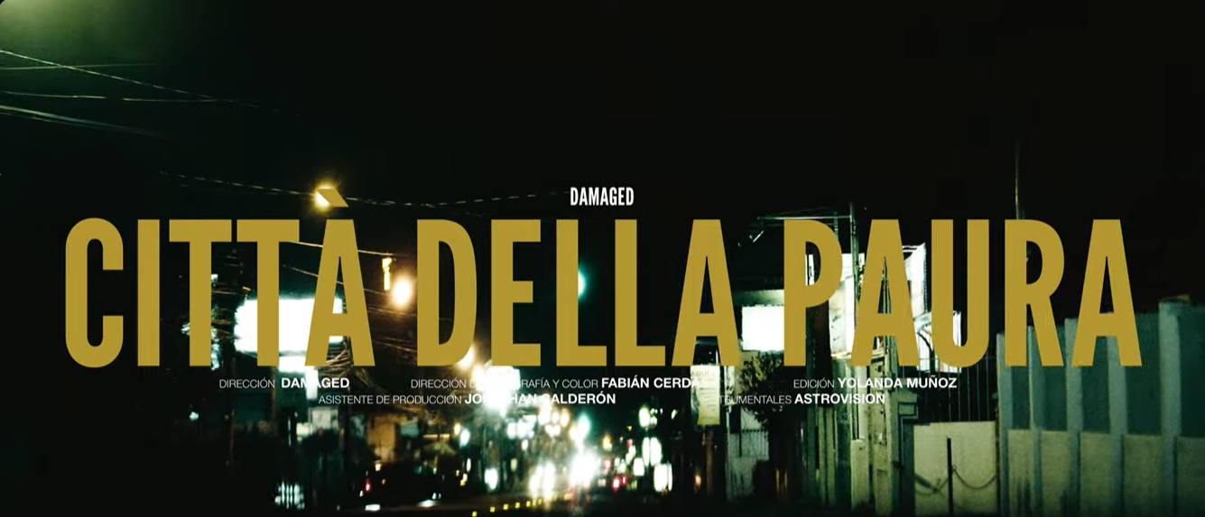 damaged citt della paura video oficial prod astrovision